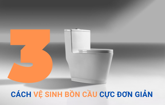 3 Cách Vệ Sinh Bồn Cầu Cực đơn Giản
