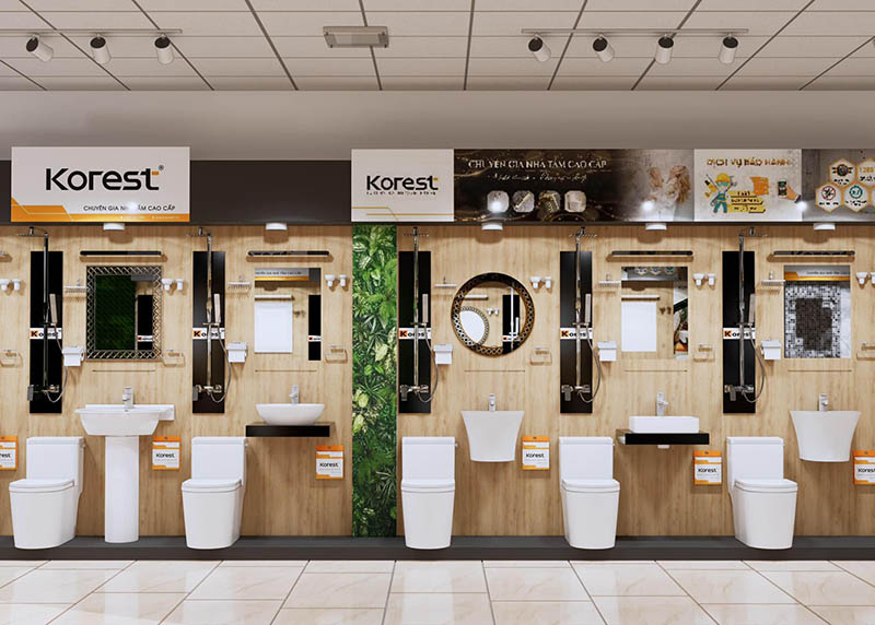 Showroom thiết bị vệ sinh Casa Milano