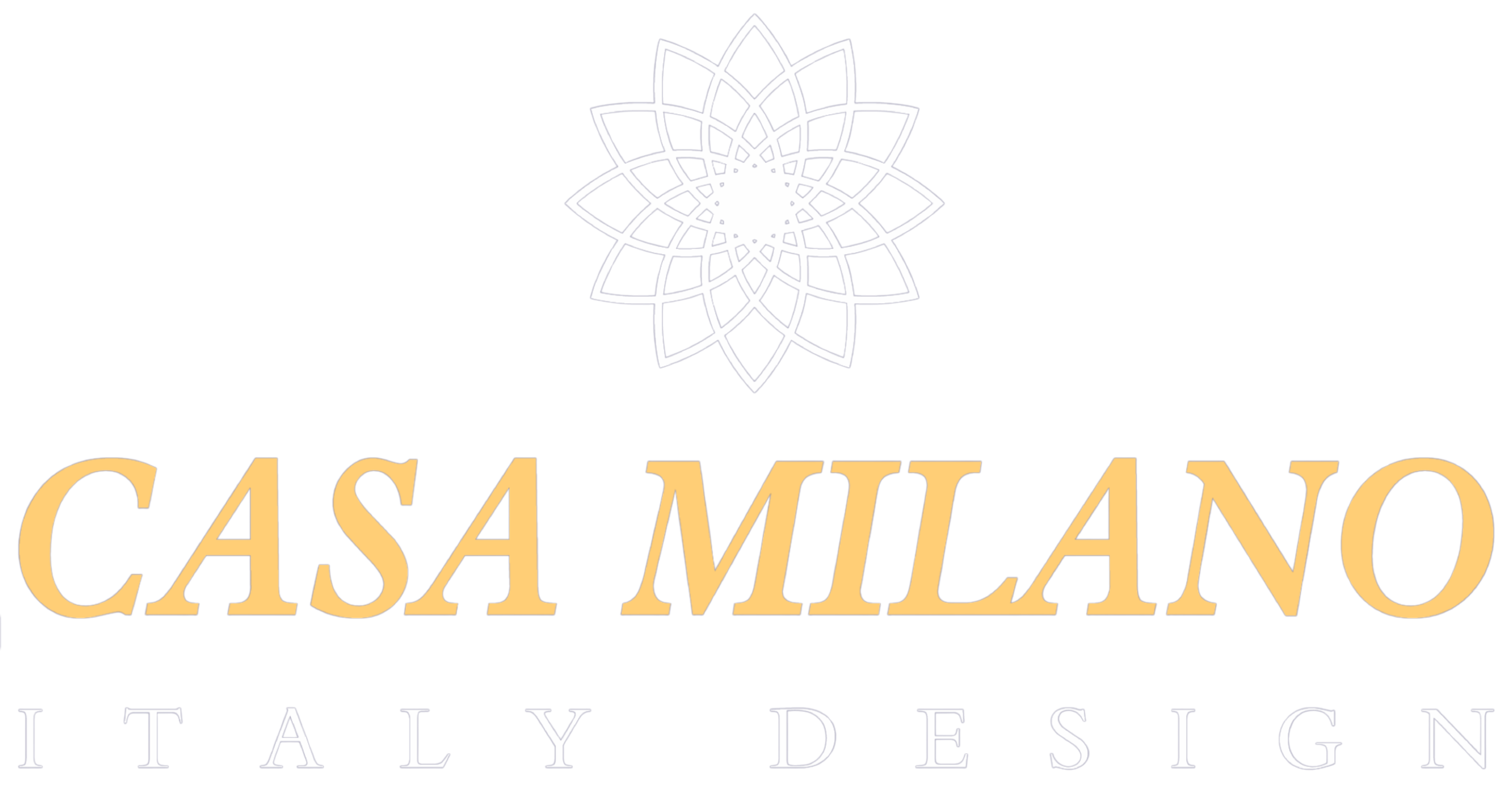 Logo Casa Milano Nền Trong Suốt Chữ Vàng Trắng